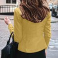 thumbnail image 4 of CEHVOM Women Long Sleeve Open Front Short Cardigan Short Suit Jacket Coat Top, 4 of 8