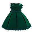 thumbnail image 2 of Wedding Dress for Girls Kids Girls Ruffled Princess Bridesmaid Pageant Gown Birthday Party Wedding Dress Party Dress for Girls Princess Dress for girls Birthday Dress, 2 of 8