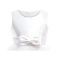 thumbnail image 4 of Girls Dress Sleeveless White Ball Gown Wedding Party Pageant 6 Years, 4 of 5