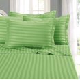 thumbnail image 2 of 1000 Thread Count 100% Egyptian Cotton 4-Piece Bed Sheet Set (1 Flat, 1 Fitted Sheet, 2 Pillow Covers) 21 Inches Deep Pocket Stripe Pattern, 2 of 4