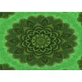 thumbnail image 1 of Ahgly Company Machine Washable Indoor Rectangle Transitional Deep Emerald Green Area Rugs, 3' x 5', 1 of 7