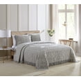 thumbnail image 4 of Beatrice Home Fashions Medallion Chenille, Queen, Gray, 4 of 5