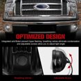 thumbnail image 4 of Fieryred Feu de Brouillard LED, Compatible avec Ford F150 2011-2014, Pare-Chocs, 4 of 8