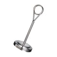 thumbnail image 1 of ziyahi Stainless Table Number Holder Sign Holder Photo Stand for Hotel Silvery 15cm, 1 of 9