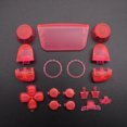 thumbnail image 1 of Replacement Buttons Set D-Pad L1 R1 L2 R2 Trigger Button Key Accent Ring For PS5 V3.0 BDM-030 Controller clear pink, 1 of 6