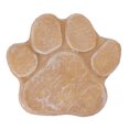 thumbnail image 1 of Pet Monument, Resin DIY Lettering Comforting Weatherproof Exquisite European Style Pawprint Memorial Stone  For Garden For Dog Sandy Yellow, 1 of 8
