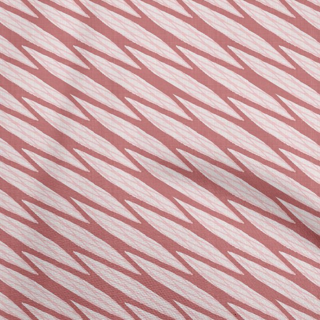 oneOone Rayon Pink Fabric Abstract Stripe Fabric For Sewing Printed Craft Fabric By The Yard 56 Inch Wide