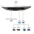 thumbnail image 4 of 23.6" Capacitive LED Backlit Multi-Touch HDMI VGA Monitor with 16:9 Display 1920 x 1080, True Flat Seamless Design Touchscreen, Great for Office, POS, Retail, Restaurant…, 4 of 7
