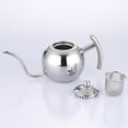 thumbnail image 3 of veasfak Stainless Steel Tea Coffee Pot with Tea Strainer Infuser Catering Kitchen 1100ML, 3 of 9