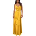 thumbnail image 2 of MesaSe Robe de Plage Mode Femme Été Boho Sans Manches à Bretelles Col en V Bandage Fête, 2 of 6