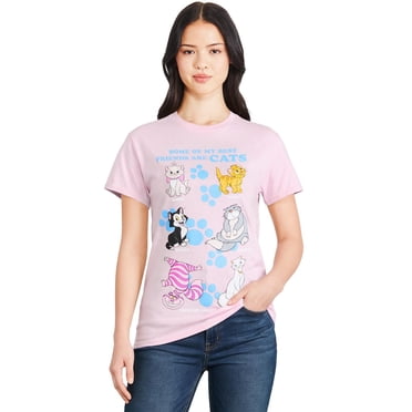 Disney Women's Cats Graphic T-Shirt
