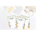 thumbnail image 3 of Inkdotpot 30 Fill In StyleBaby Shower Invitation Cards Safari Jungle Animals Blank Invites, 3 of 7