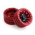 thumbnail image 3 of Riwcyla 4pcs Aluminum Alloy Wheel Rim Beadlock 1.9in Wheel Rims Hub Replacement for Axial Scx10 Rr10 Wraith 90048 90018 D90 1/10 Remote Control Car, 3 of 6