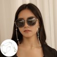 thumbnail image 4 of 1PC Mask Anti-lost Hanging Chain Fresh Crystal Beads Eyeglasses Chain (White), 4 of 7