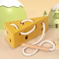 thumbnail image 3 of Bwiyojiz Jouets Éducatifs Casse-Tête Simulation Fromage Corde à Enfilage Éducation Fête Anniversaire Cadeau Jouet, Cadeaux pour Vous-Même, 3 of 4