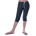 thumbnail image 4 of Moomaya Ensemble de Nuit Uni pour Femmes avec Capri en Coton, 2 Pcs de Chemises de Nuit, 4 of 5
