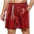 thumbnail image 1 of Diufon Mens Drawstring Cargo Shorts Oversized Casual Outdoor Hiking Sport Shorts Spring Summer Loose Shorts with Pockets, 1 of 4