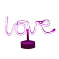 thumbnail image 2 of Multicolor Valentine's Day LED Shape Light USB/Battery Powered Decorative Lamp, Heart Themed Neon Sign for Room & Party Decorations, 2 of 6