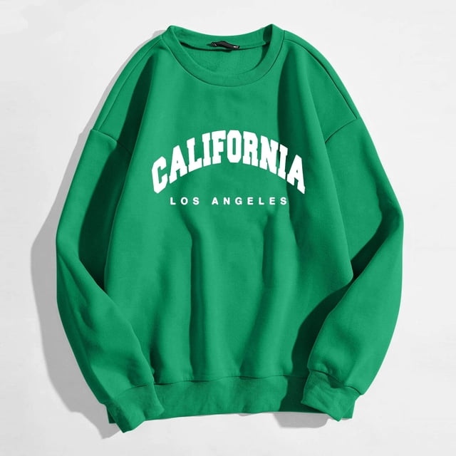 T-shirts Graphiques à Manches Longues Décontractés pour Femmes, Chandails à Col Rond, Hauts à Enfiler pour Femmes, Hauts Asymétriques pour Femmes, Chandails à Capuchon pour Temps Froid pour Femmes, Chandail à Fermeture Éclair pour Femmes, Chandail Court pour Femmes