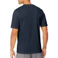 thumbnail image 2 of Hanes Cool DRI TAGLESS Men`s T-Shirt, 2XL, Navy Heather, 2 of 2