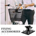thumbnail image 3 of HOOWIFFY Panier Porte-Bagages Arrière pour Vélo Support de Panier de Vélo Design Polyvalent Lot de 1, 3 of 7