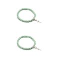 thumbnail image 4 of Baohd Stylish And Comfortable Beaded Bracelets For Wear Gift Cross Pendant Bracelets light green 2Set, 4 of 6