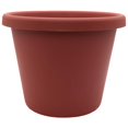 thumbnail image 1 of The HC Companies 17 Inch Round Classic Planter, Plastic Plant Pot, Clay, 1 of 8