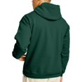 thumbnail image 3 of Hanes Mens EcoSmart Fleece Hoodie, 3XL, Deep Forest, 3 of 5