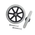 thumbnail image 1 of facefd 2x Front Wheel 8inch Bearing Casters for Wheelchairs Rollators Walkers Gray, 1 of 9