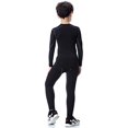 thumbnail image 3 of LANBAOSI Boys Athletic Base Layer Compression Underwear Set 2pcs Long John for Kids Unisex Size 14, 3 of 6