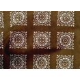 thumbnail image 5 of oneOone Cotton Cambric Brown Fabric Block Craft Projects Decor Fabric Printed By The Yard 56 Inch Wide, 5 of 5