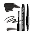 thumbnail image 1 of NYX 3-In-1 Brow Pencil - Black, 1 of 2