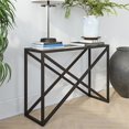 thumbnail image 2 of Henn&Hart 42" Table Basse en Métal Bronze Noirci/verre, 2 of 9