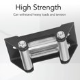 thumbnail image 3 of Winch Roller Fairlead, 4500LB Smoothly Operation 4 Way High Strength Steel Long Service Life Roller Cable Guide Oxidation   For Industry, 3 of 8