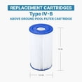 thumbnail image 2 of Bestway Flowclear Cartouche de Remplacement pour Pompe de Filtre Type IV Ou Type B, 2 of 7