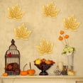 thumbnail image 4 of 50pcs Fabric Autumn Maple Leaves - Fall/Halloween Classroom Decoration, Reusable Seasonal Table Scatter, 4 of 6