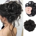 thumbnail image 2 of 1PCS Chignon pour Cheveux en Désordre Chouchous pour Cheveux Extension Bouclé Ondulé Désordre Chignon Synthétique pour Femmes Postiche Chignon, 2 of 6