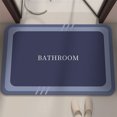 thumbnail image 1 of Bath Rug- Super Absorbent Quick Dry- Rubber Backing Non Slip-Washable Bathroom Floor Mats-Shower Rug For In Front Of Bathtub-Shower Room -16x24-, 1 of 6