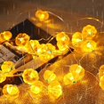 thumbnail image 2 of Halloween Decorations Spider Lights  Waterproof 10ft 30 LED Battery Powered Led String Lights for Halloween Decor, 2 of 5