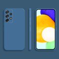 thumbnail image 2 of PANDACO Étui Coquille Souple Mat Bleu Marine pour Samsung Galaxy A52, 2 of 3