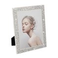 thumbnail image 2 of YAOMOBB Wedding Picture Frame Luxury Non Skid Electroplated Stainless Steel Photo Frame 5 6 7 Inch Shiny Edge Wall Mounting and Table Top, 2 of 6