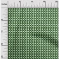 thumbnail image 2 of oneOone Silk Tabby Green Fabric Geometric Craft Projects Decor Fabric Printed By The Yard 42 Inch Wide, 2 of 5