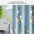 thumbnail image 1 of Xingzhi Rideau de Douche en Polyester, Ne Colle Pas au Corps, Rideaux de Salle de Bain, Rideaux de Porte de Salle de Bain, Rideau de Séparation Anti-Perforation [260 Grand -200 Haut, 1 of 9