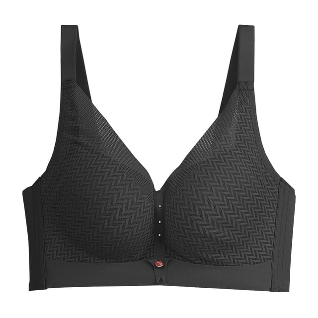 XZNGL Fashion Comfortable Womans Lace Beauty Back Solid Strap Wrap Plus Size Bra