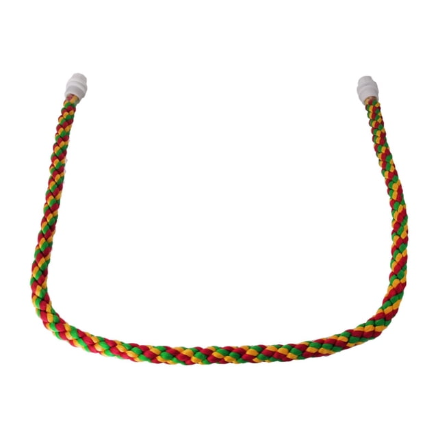 GROWTH TANK Bird Rope Perch Parrot Climbing Standing Toy for Lovebirds Parakeets Finches 80cm