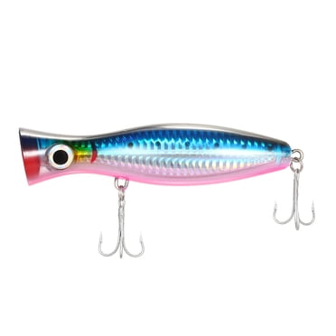 Yeacher 4.7IN Big Popper Lure Bait Hard Baits Fishing Lure Baits Topwater Bait with High Carbon Steel Hooks