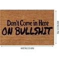 thumbnail image 2 of Feltree Indoor/Outdoor Welcome Doormat - Non-Slip Front Porch Mat for Entryway Bedroom Terrace Decor, Durable Anti-Fade Floor Rug, 2 of 7