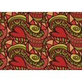 thumbnail image 1 of Ahgly Company Tapis d'Intérieur Rectangulaire Transitionnel Rouge Foncé Lavable à la Machine, 2 Pieds x 5 Pieds, 1 of 7