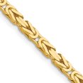 thumbnail image 1 of 14k Yellow Gold 20 Inch 3.25mm Byzantine Link Chain Necklace Pendant Charm, 1 of 9