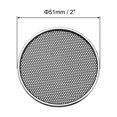 thumbnail image 2 of Unique Bargains 4 pcs 1' Speaker Grill Mesh Decorative Circle Woofer Guard Protector Cover Audio Parts Silver, 2 of 4